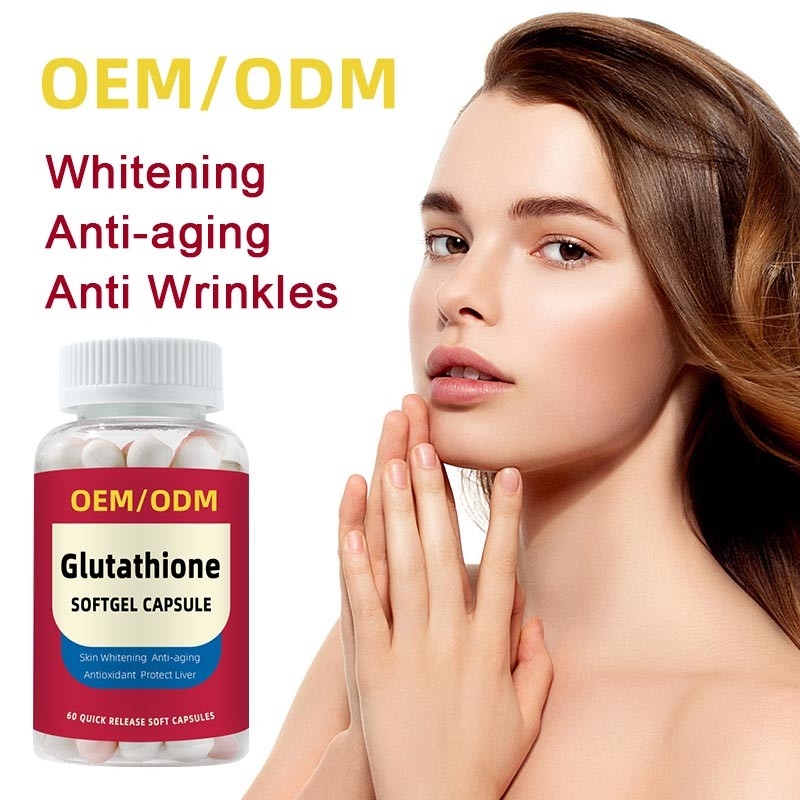 OEM Private Label Vitamin C 1500 mg L-Glutathion Tabletten für Hautbleiche Softgel