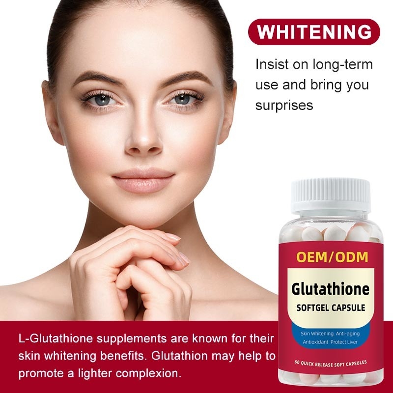OEM Private Label Vitamin C 1500 mg L-Glutathion Tabletten für Hautbleiche Softgel