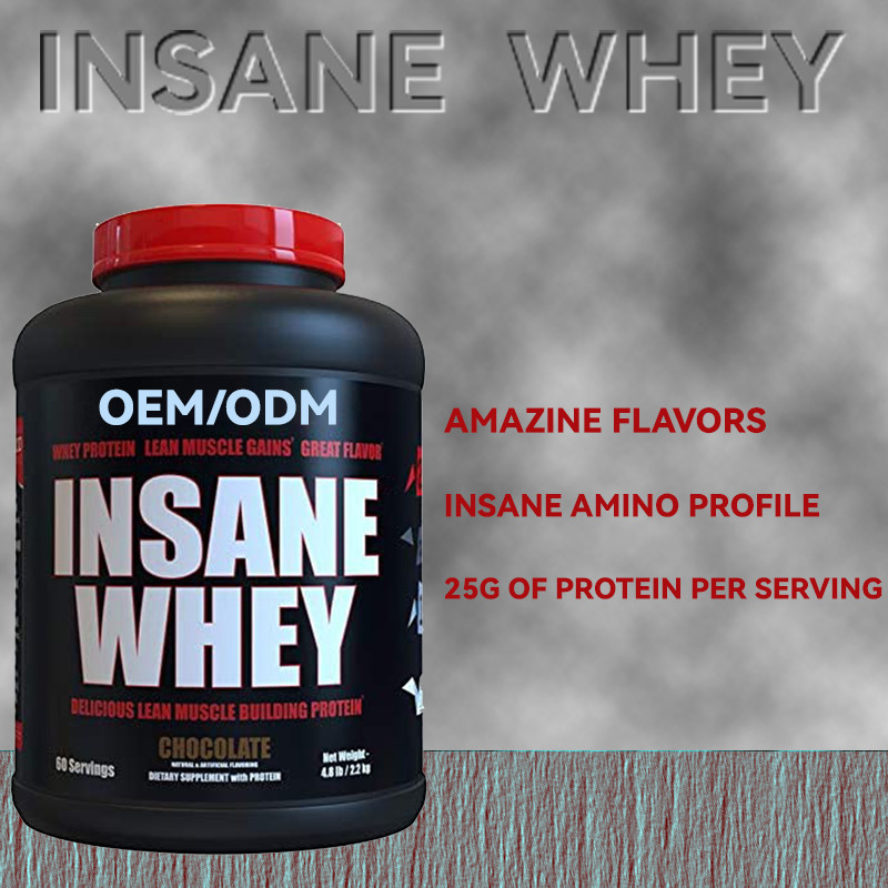 2.2g ergänzt isolat-Konzentrat-Goldstandard-Molkeprotein 100% des Soem-Protein-Pulver-80 Massen