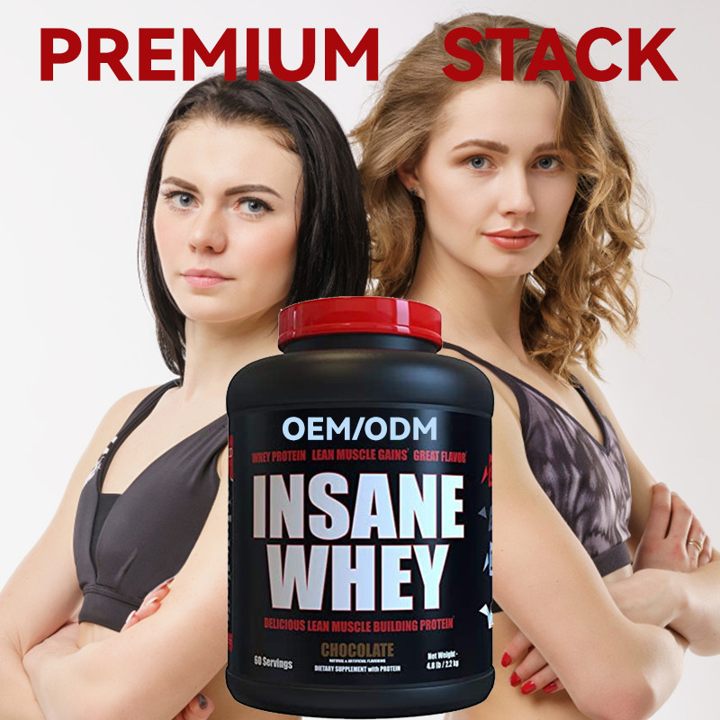 2.2g ergänzt isolat-Konzentrat-Goldstandard-Molkeprotein 100% des Soem-Protein-Pulver-80 Massen