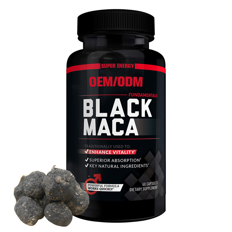 Soem-Schwarzes Maca-Wurzel 20000Mg kapselt für Männer und Frauen-strengen Vegetarier Max Strength Energy Supplement ein
