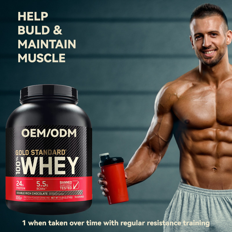 Nahrungsergänzungsmittel für das Gesundheitswesen OEM Organic Whey Protein Powder Bulk Whey Protein Optimale Ernährung