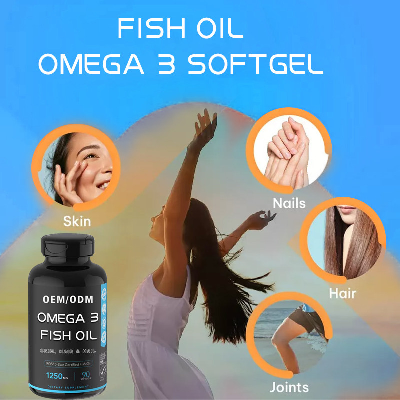 Fisch-Öl-Herz Brain Immune Support For Men Soems MSDS Omega 3 und Frauen