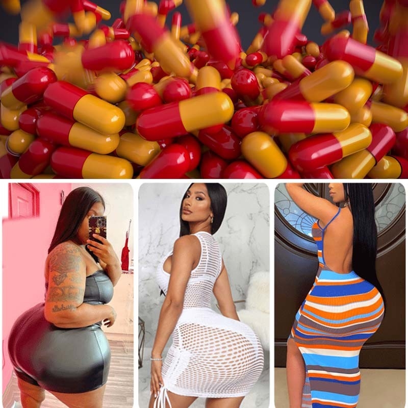 Kräuterbestandteil-Kolben-Erweiterungs-Kapsel-Hüfte größerer schneller gebogener größerer Glutes-Kolben-Verstärker für Frauen