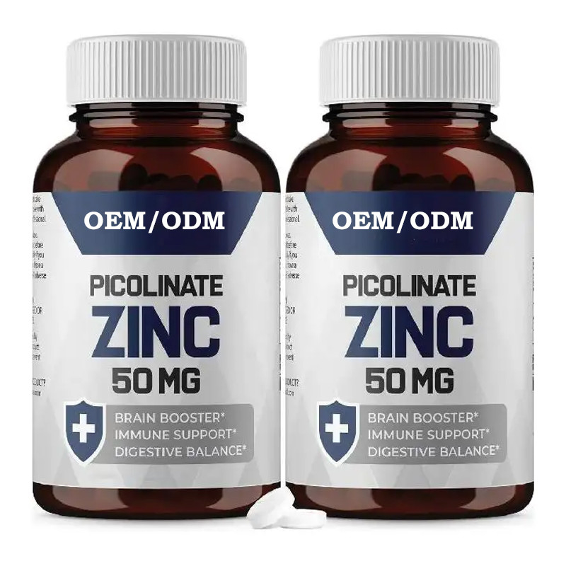 OEM Zinkpicolinate 30 mg gut absorbierbares Ergänzungsmittel für die Wachstumsimmunfunktion