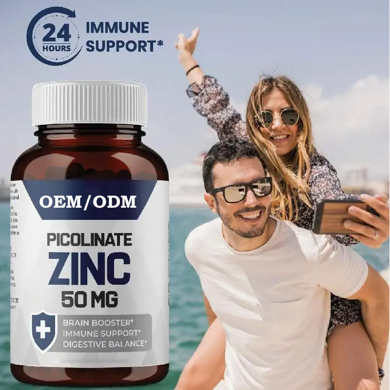 OEM Zinkpicolinate 30 mg gut absorbierbares Ergänzungsmittel für die Wachstumsimmunfunktion