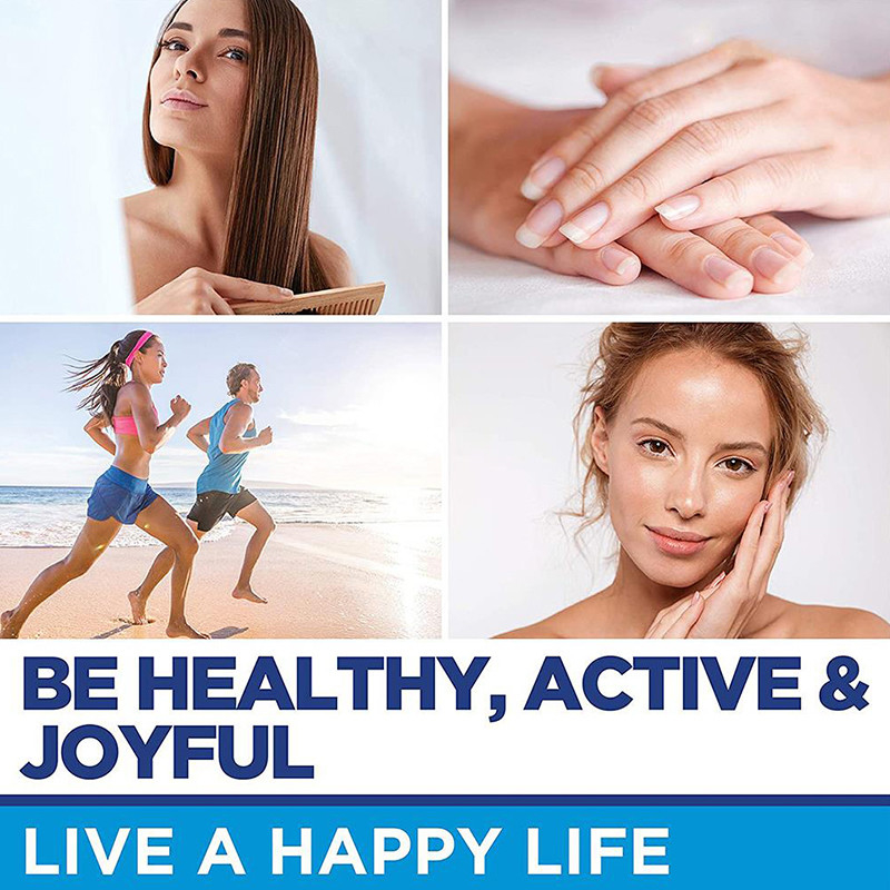 Biotin-Vitamin Gummies-Haar-Haut und Nägel Soems Skincare Zählung Magnetkardiogramms Softgels 100 Regrowth-10000