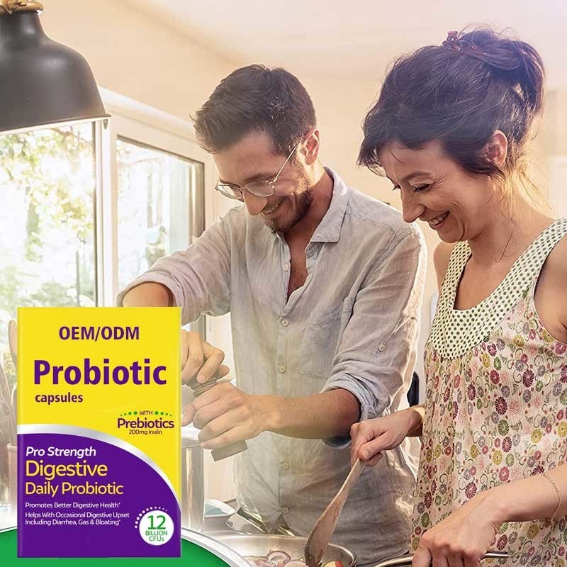 Fette Schneider-Ergänzungen Probiotics für Kapseln der Frauen-Mann-60 nicht GMO-Gluten frei