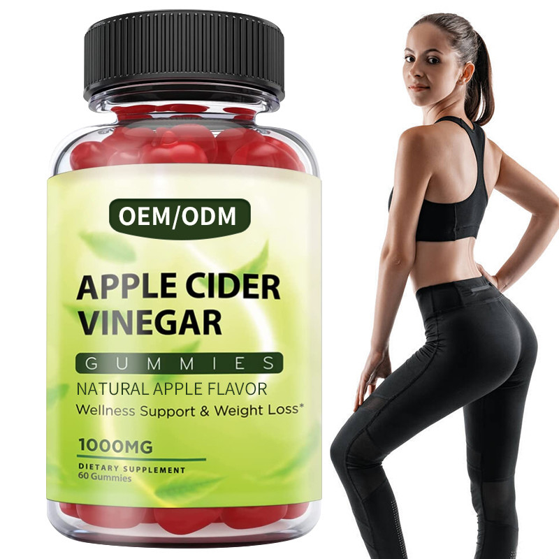 HACCP-Apfelwein-Essig Gummies mit dem Mutter-Metabolismus-Steuerdetox zu helfen, störrisches Bauch-Fett zu verringern