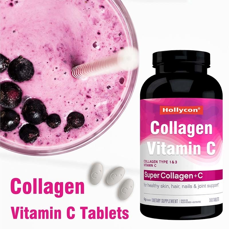 Kollagen ergänzt Soem-Haar-Haut und Nagel-Stützorganische Vitamin- Ctablets