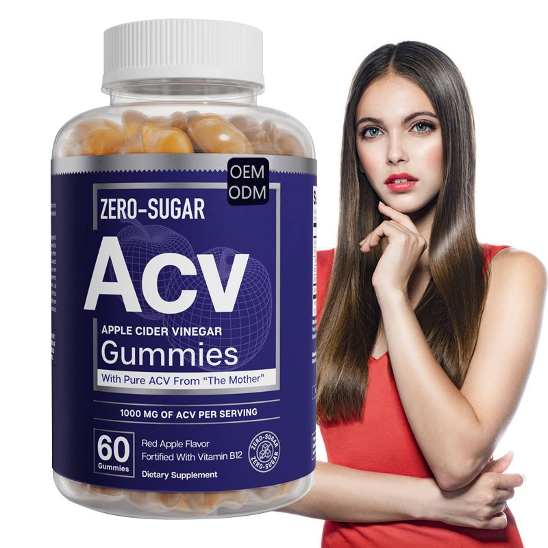 ODM organischer Gewichtsverlust-Apfelwein-Essig B12 500mg ACV Gummies Stütz