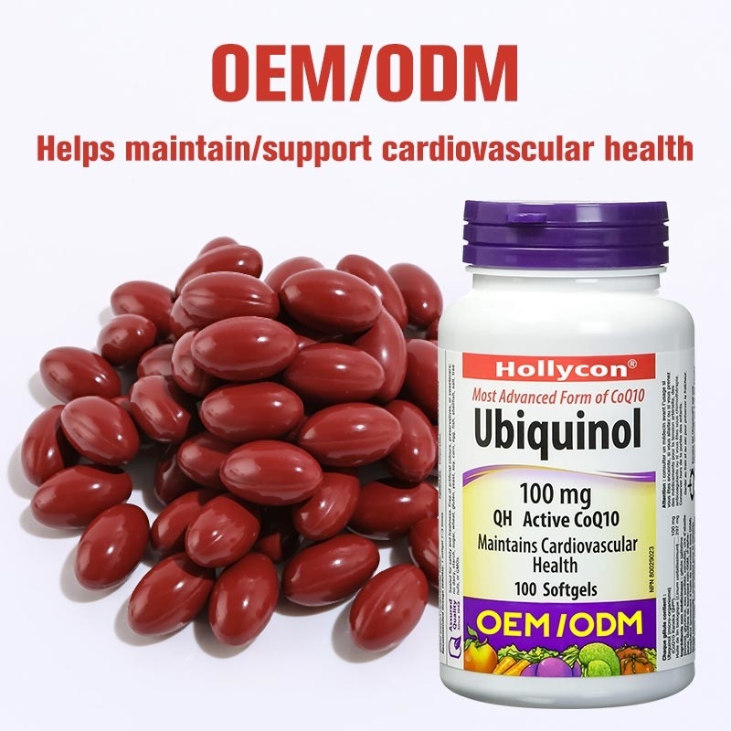 Coenzym Q10 Softgel der Soem-Gesundheitswesen-Ergänzungs-Stützkapselt kardiovaskulärer Gesundheits-C Ubiquinol für gesundes Herz Q10 ein