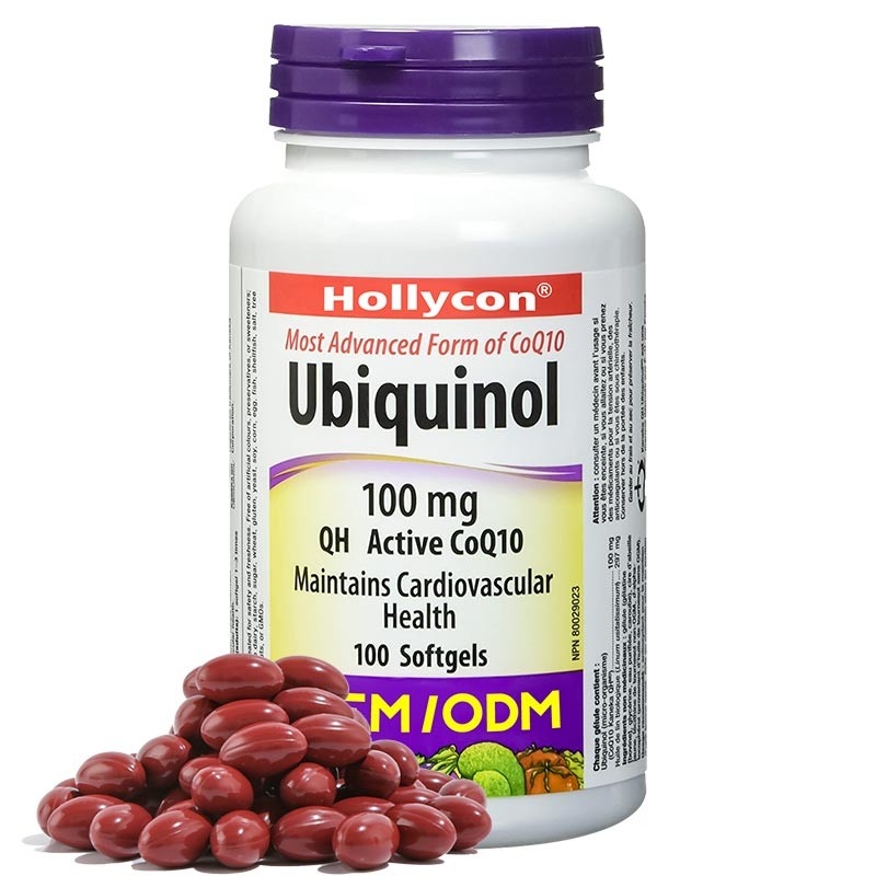 Coenzym Q10 Softgel der Soem-Gesundheitswesen-Ergänzungs-Stützkapselt kardiovaskulärer Gesundheits-C Ubiquinol für gesundes Herz Q10 ein
