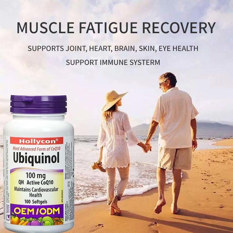 Coenzym Q10 Softgel der Soem-Gesundheitswesen-Ergänzungs-Stützkapselt kardiovaskulärer Gesundheits-C Ubiquinol für gesundes Herz Q10 ein