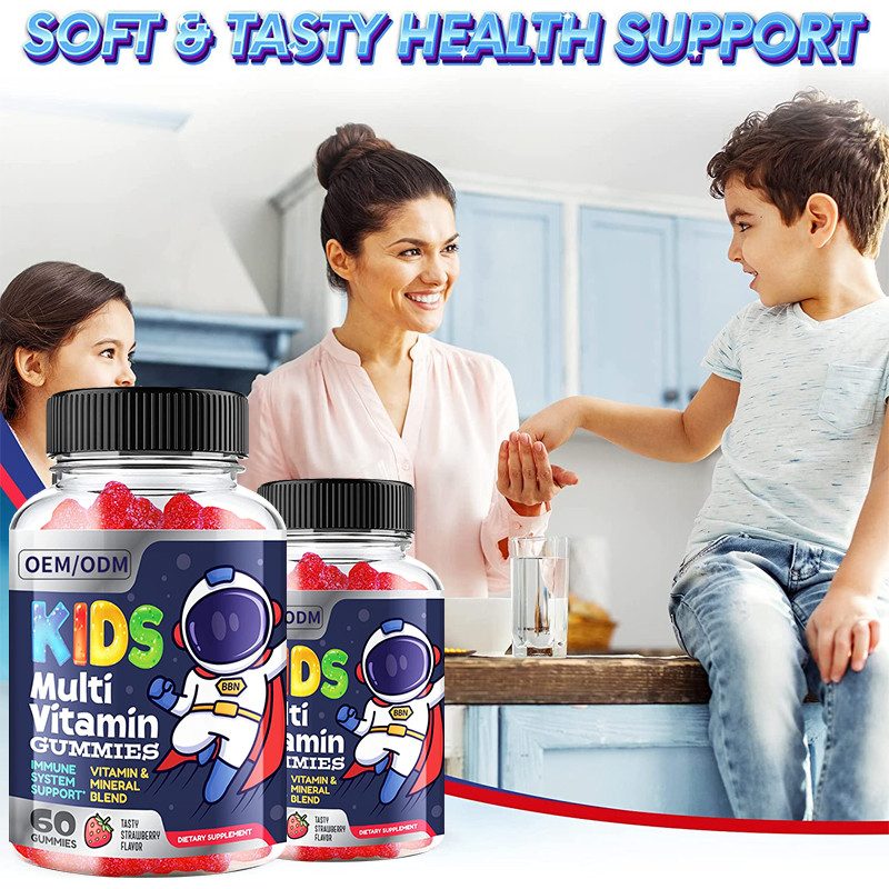Kindmultivitamin gummiartig alle 13 wesentliche Vitamin-Schlüssel-Mineral-immune Stützdiätetische Ergänzung