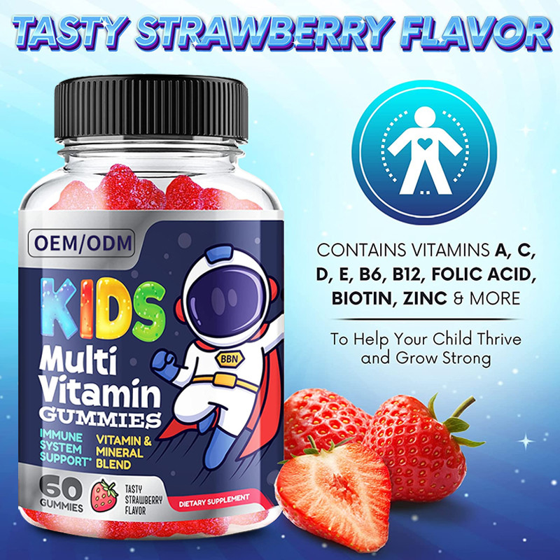 Kindmultivitamin gummiartig alle 13 wesentliche Vitamin-Schlüssel-Mineral-immune Stützdiätetische Ergänzung