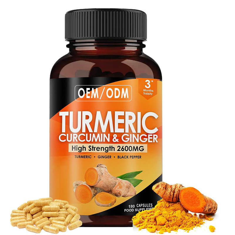 OEM Joint Support mit schwarzem Pfeffer zur Immunförderung Kurkuma Curcumin Ergänzungen