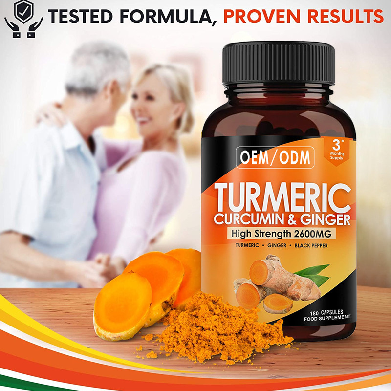OEM Joint Support mit schwarzem Pfeffer zur Immunförderung Kurkuma Curcumin Ergänzungen