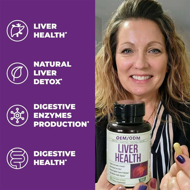Leber-Gesundheits-Formel-Ergänzung Soem für Leber Detox reinigen Artischocken-Auszug mit Mariendistel-Leber-Unterstützung