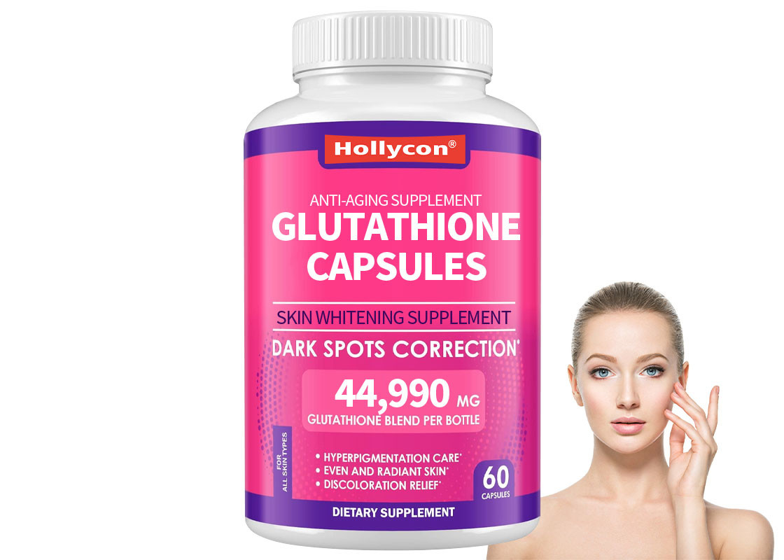 OEM Glutathion-Kapseln helfen, den Hautton zu gleichen Hautbleiche Pillen Anti-Aging-Ergänzung