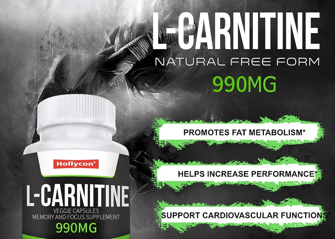 Private Label L-Carnitin Kapsel 200 Pillen helfen Fett zu verbrennen Gemüse Kapseln unterstützt