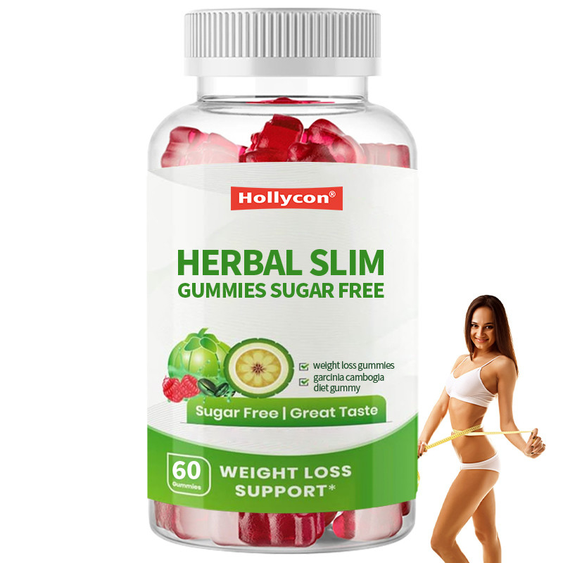 Herbal Slim Gummies Zuckerfrei Gewichtsverlust Gummies Apfelessig Garcinia Cambogia Diät Gummies