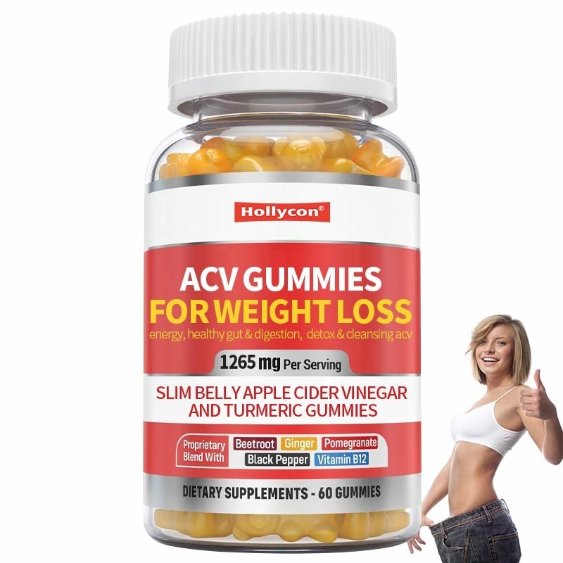 ACV Gummies Für Gewichtsverlust Gesunde Darmverdauung Unterstützung Schlanker Bauch Apfelessig Und Kurkuma Gummies