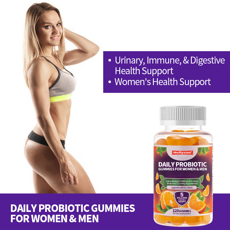 OEM Probiotische Gummies für Frauen und Männer Extra-Strength 5 Milliarden CFU Probiotische Gummies täglich