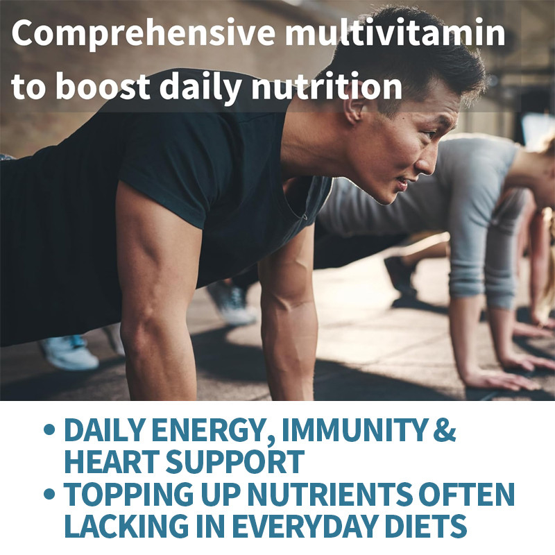 Maßgeschneiderte Multivitamine für Männer Methylierte B-Vitamine MTHFR Ergänzung täglich Veganer Vitamine und Mineralstoffe Tabletten