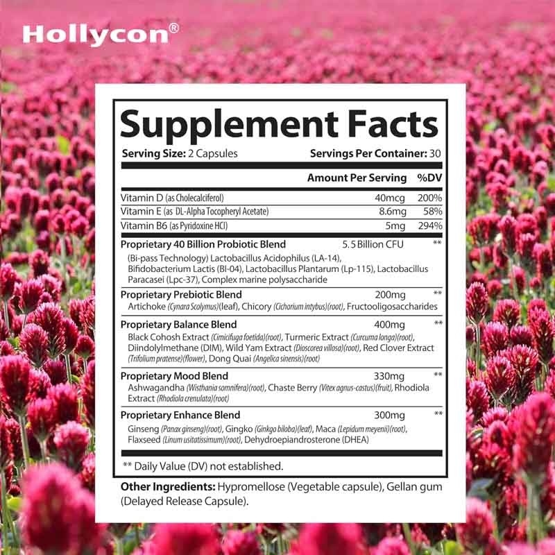 OEM& ODM Hormonhaltige Balance Darmgesundheit für Frauen Menopause Relief Health Capsules