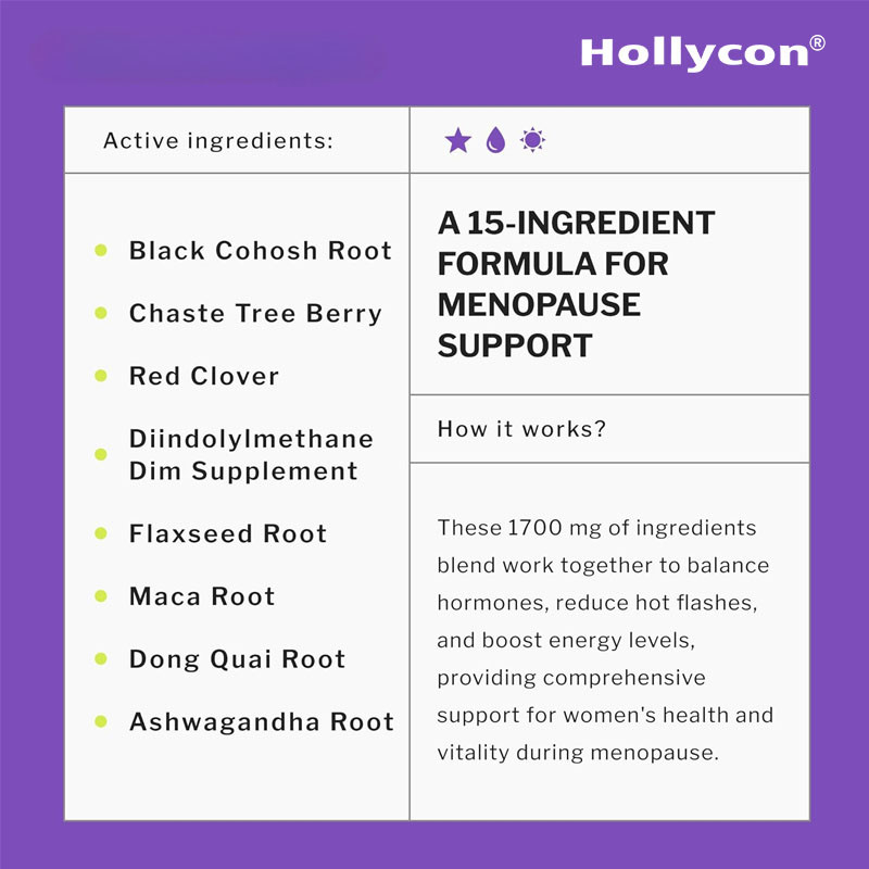 OEM& ODM Hormonhaltige Balance Darmgesundheit für Frauen Menopause Relief Health Capsules