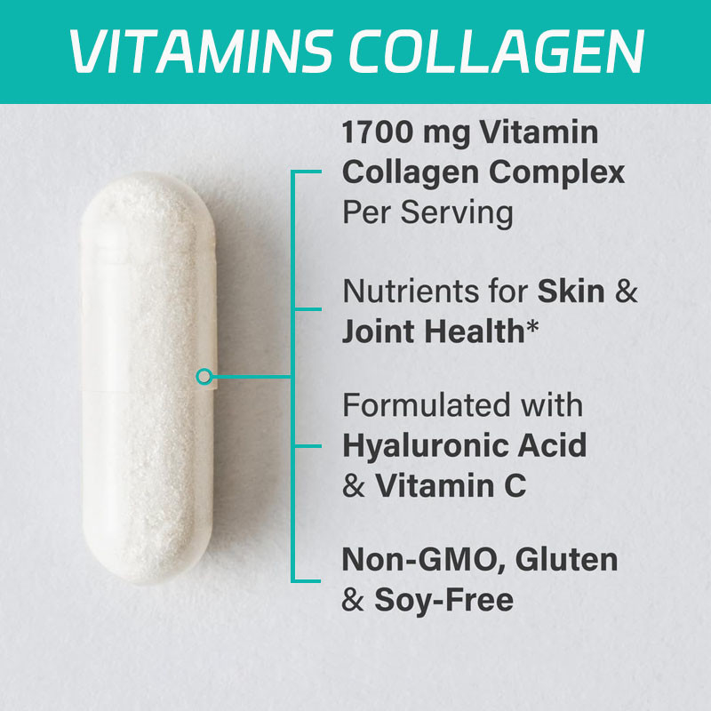 OEM-Unterstützung Kollagen für Frauen Männer Mehrfachkollagen Pillen Vitamine Kollagen Kapseln