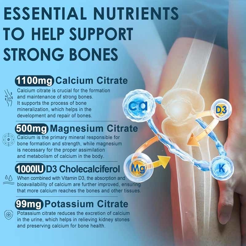 OEM-Unterstützung Knochen Muskel Immungesundheit Vitamin D3 für Erwachsene