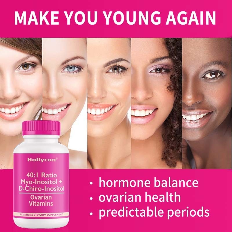 OEM Eierstockunterstützung Vitamine Hormonhaushalt für Frauen Eierstockvitamine Kapseln