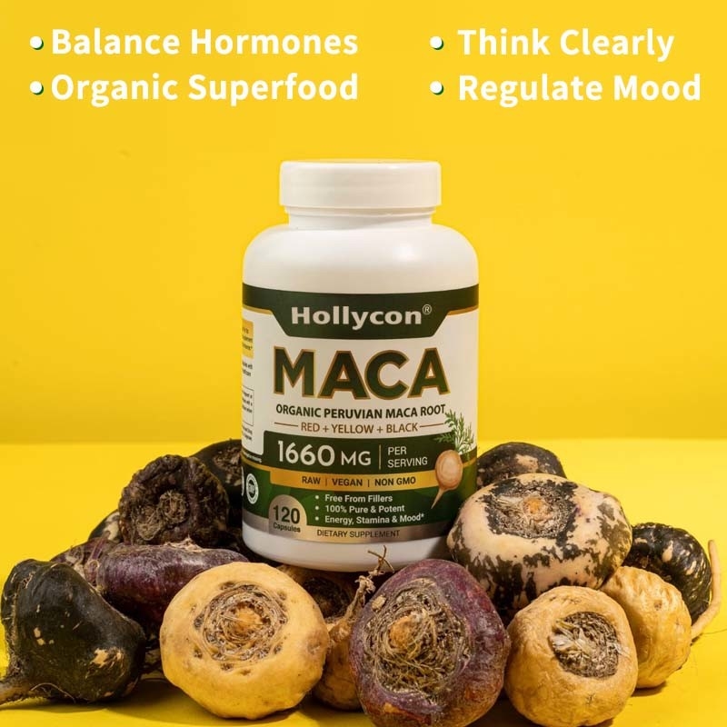 OEM Hormon-Balance Bio-Maca-Wurzelkapseln für Frauen und Männer Maca-Wurzelkapseln