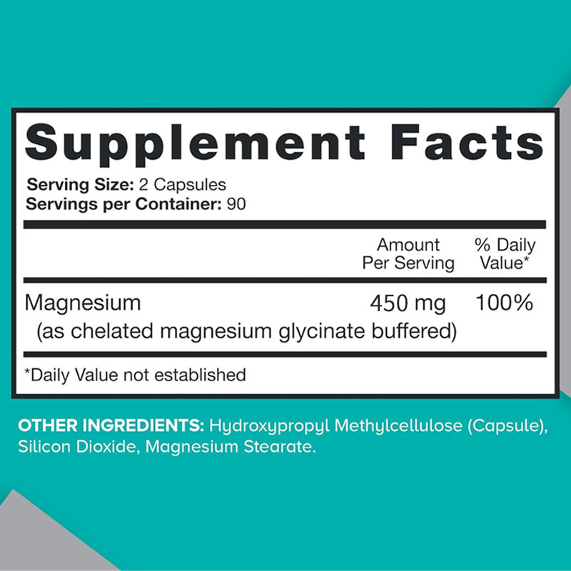 OEM Hochabsorption Knochenmuskelgesundheit Magnesium für Erwachsene Magnesiumkapseln