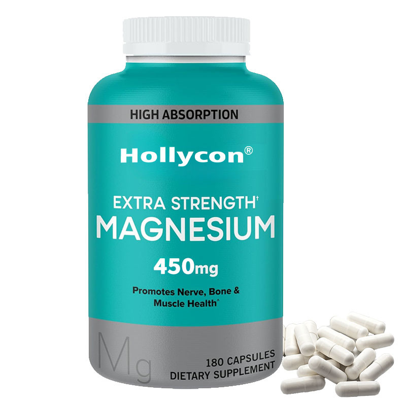 OEM Hochabsorption Knochenmuskelgesundheit Magnesium für Erwachsene Magnesiumkapseln