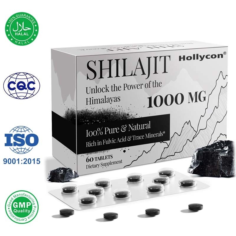 Shilajit Tabletten Energie Immunförderung Bio Shilajit für Männer und Frauen