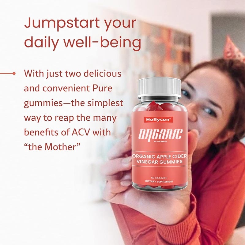 Fabrik Bio Apfelessig Gummies mit Mutter Natürliche Abnehmen Kapseln ACV Gummies