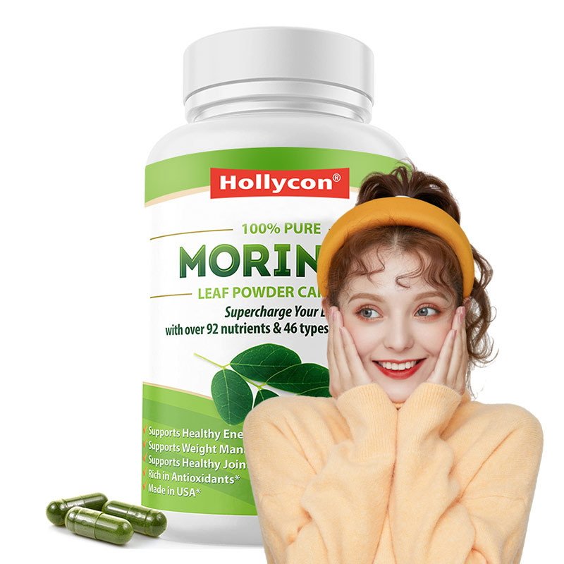Moringa-Kapseln Moringa-Pulver Organische Moringa-Blätter Unterstützung des Energieverbrauchs Immunfabrik