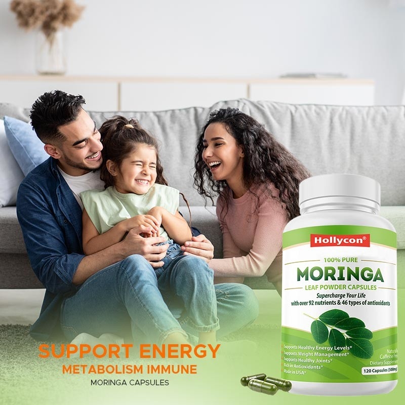 Moringa-Kapseln Moringa-Pulver Organische Moringa-Blätter Unterstützung des Energieverbrauchs Immunfabrik
