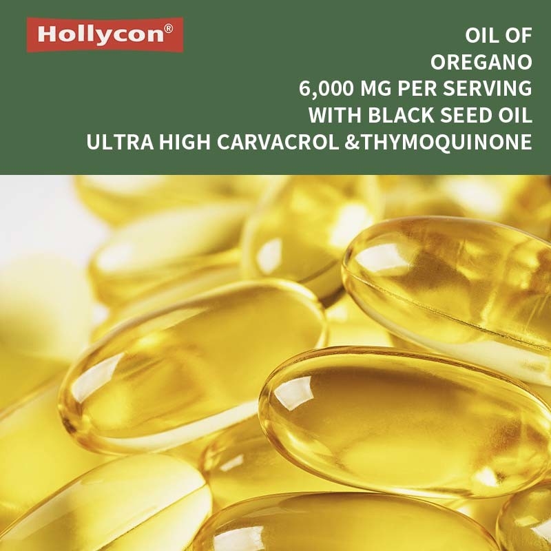 Bio-Oregano-Öl-Softgels 6000mg Öl von Oregano-Softgels zur Unterstützung des Immunsystems
