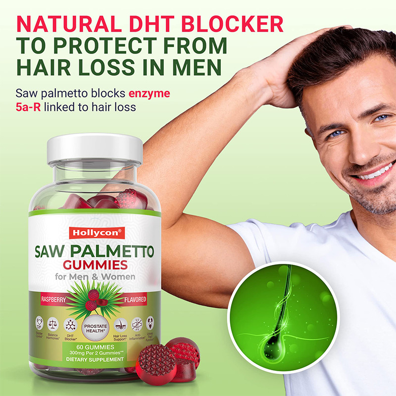 Saw Palmetto Gummies für Männer und Frauen Hormonhaushalt