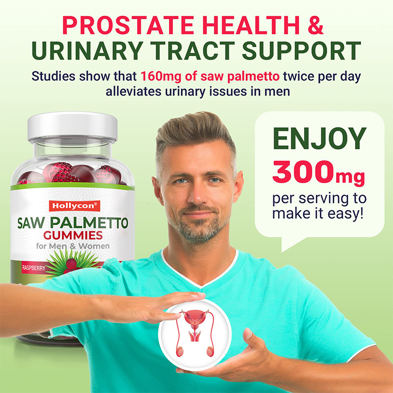 Saw Palmetto Gummies für Männer und Frauen Hormonhaushalt