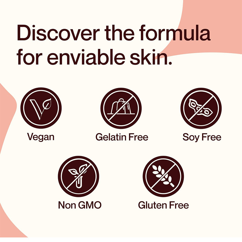 Hautretinol Gummies mit Biotin für glänzende Haut Haare und Nägel Anti-Aging