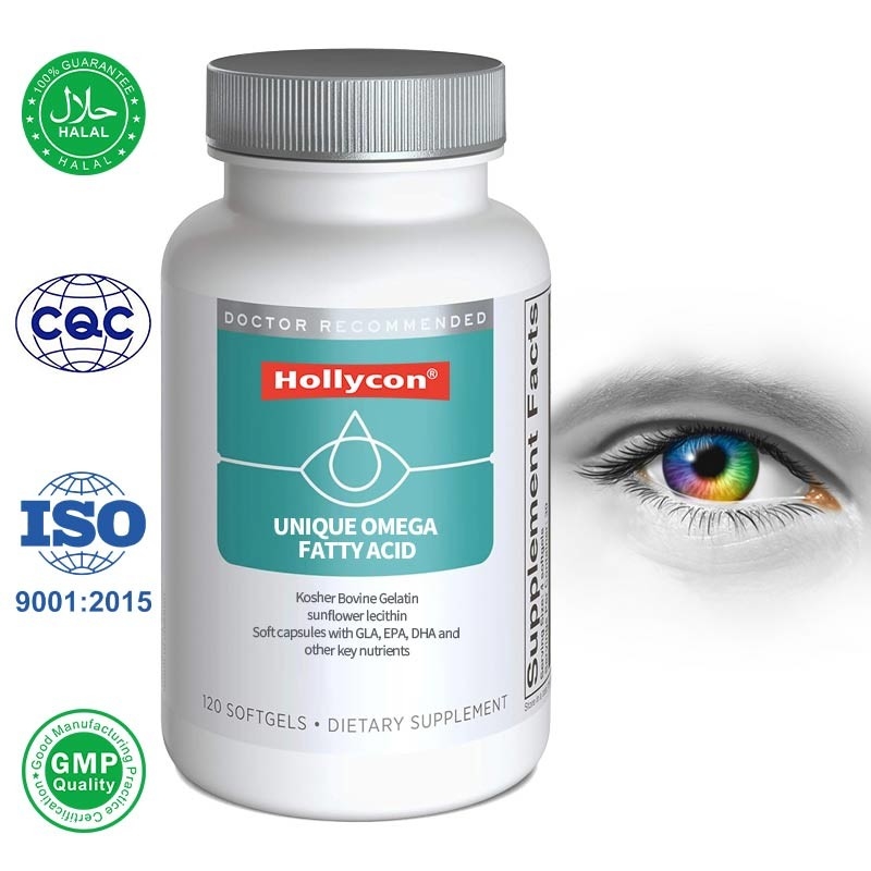 OEM-Fabrikherstellung Einzigartige Omega-Fettsäure-Softgels zur Linderung von trockenen Augen