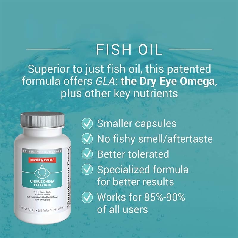 OEM-Fabrikherstellung Einzigartige Omega-Fettsäure-Softgels zur Linderung von trockenen Augen