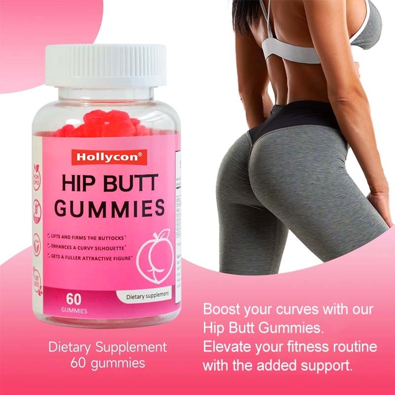 OEM Hip Butt Gummies für Frauen Hintern Verbessern Ergänzung für Hintern Lift