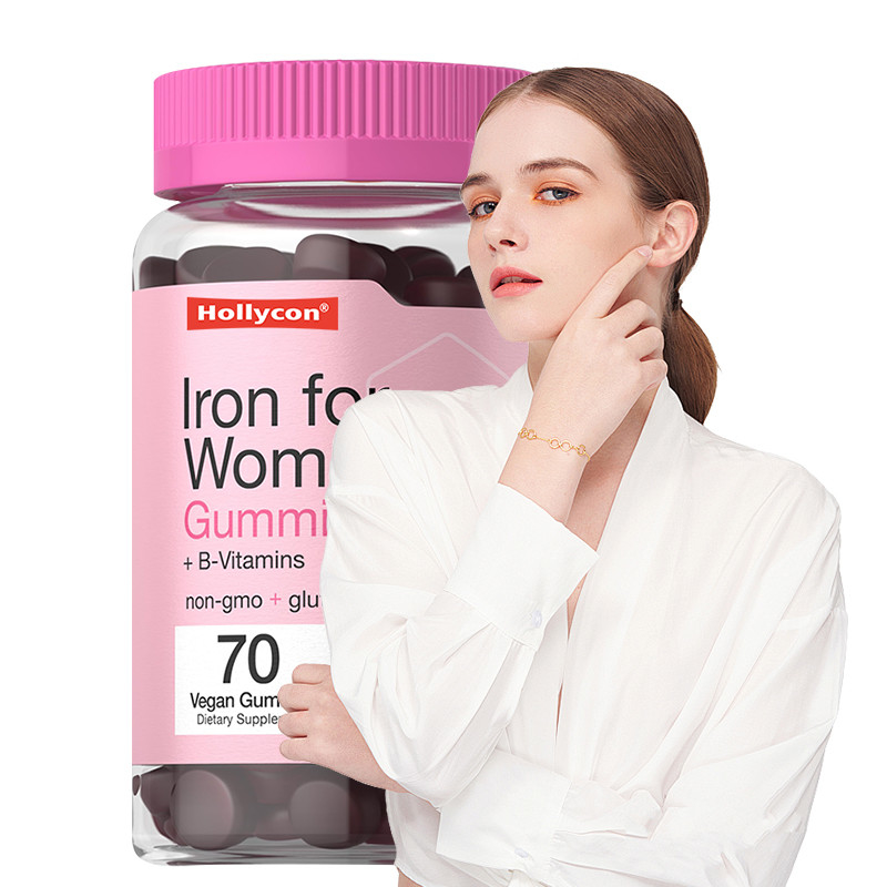 Eisengummies für Frauen 18 mg Eisengummies für die Produktion von roten Blutkörperchen