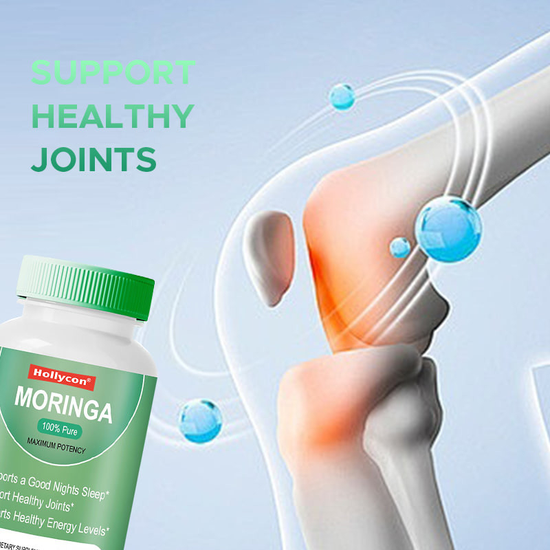 Moringa-Pulver-Kapseln zur Unterstützung gesunder Energie